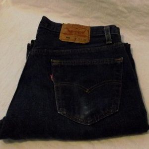 LEVIS 501 Blue Straight Leg Mens Jeans W36 L30